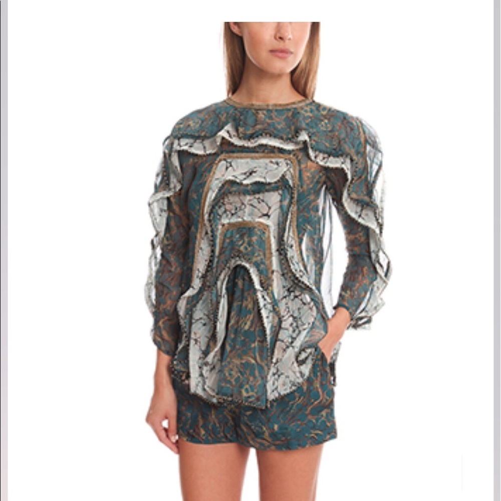 😱Run way Zimmermann blouse, NWT